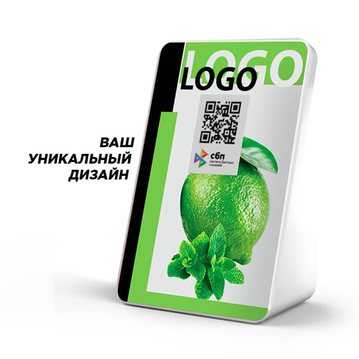 Дисплей QR кодов Mertech Full (с нанесением вашего дизайна) в Омске