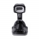 Беспроводной сканер штрих-кода MERTECH CL-2410 BLE Dongle P2D USB black + зарядно-коммуникационная подставка (Cradle) в Омске